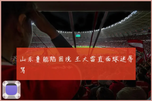 山东鲁能陷困境 王大雷直面球迷辱骂
